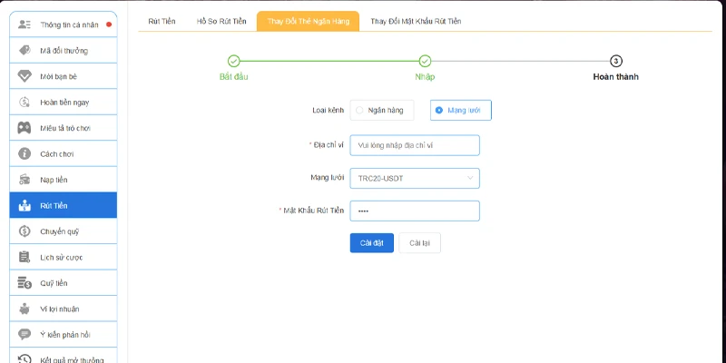 Rút tiền vào ví tiền ảo là meta mới đang nổi